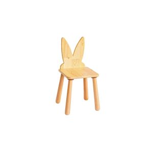 Chaise pour enfant Oreille de lapin Ciet Pin massif clair