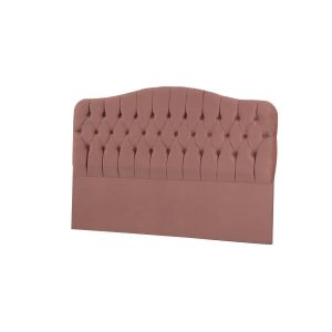 Tête de lit capitonné Gectuna L160cm Velours vieux Rose