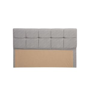 Tête de lit Testin 120cm Velours Gris