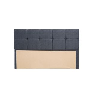 Tête de lit Testin 120cm Velours Anthracite