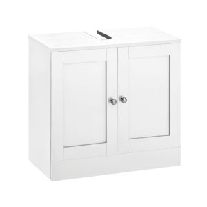 Meuble sous vasque 2 portes Kopris L60xH55cm Blanc