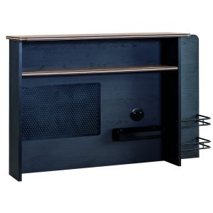 Étagère murale kern L108xH72cm Noir et Or