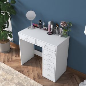 Coiffeuse moderne Beline L90cm Blanc