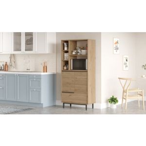 Meuble de cuisine Evelis L75cm Bois clair