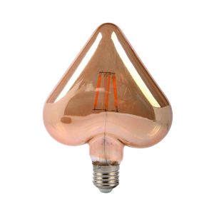 Ampoule LED Claritas 400lm coeur marron