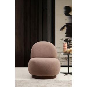 Fauteuil Marshmallow Tissu Capuccino