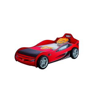 Lit-voiture pour enfant Speeda 80x190cm Rouge