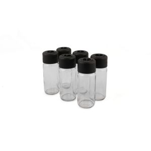 Lot de 6 pots à épices Abozo 245ml Verre Transparent