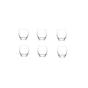 Lot de 6 verres whisky tumbler Testaccio 405ml Transparent