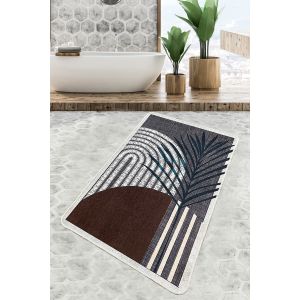 Tapis de salle de bain Demmu 70x120cm Motif Boho