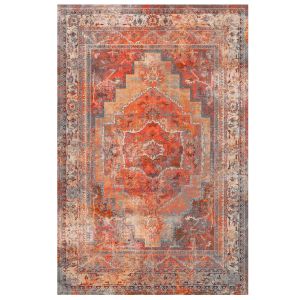 Tapis Tayri 120x180cm Velours Motif Antique vieilli