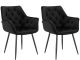 Armchair 2 Pack in Black