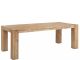 Table de salle à manger minimaliste Naguie L180cm Bois massif clair