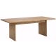 Table de salle à manger style campagnard Moony L200cm Bois massif Naturel