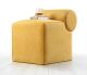 Pouf design Allias 100% Coton Jaune