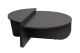 Table basse design Restine L90cm Bois Anthracite