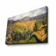 Tableau décoratif Zeichen L45xH70 Motif Paysage naturel Vert et Jaune