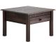 Table basse 1 tiroir Lorina L60xH42cm Pin massif Marron