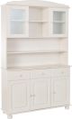 Buffet haut Claudette L120x180cm Pin ciré Blanc