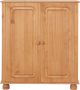 Buffet 2 portes Claudette L85xH95cm Pin ciré Naturel