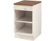 Meuble de cuisine semi-ouvert 1 tiroir Yanissa L50cm Bois Blanc et Chêne