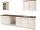 Ensemble de cuisine avec meuble sous évier Yanissa L310cm Bois Blanc et Chêne