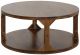 Table basse ronde Shadine D60cm Bois de manguier Marron