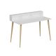 Bureau style scandinave Anayis L120cm Blanc et Bois clair