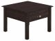 Table d'appoint Lorina L60xH60cm Pin massif Marron foncé