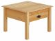 Table d'appoint Lorina L60xH60cm Pin massif Naturel