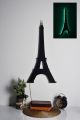 Décoration murale LED Axelina 32x68cm Tour Eiffel Lumière Vert