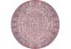 Tapis rond Talina D230cm Motif Arabesque Rouge