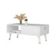 Table basse Wakian L90cm Blanc