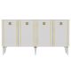 Buffet design Hogha L150cm Blanc et Or