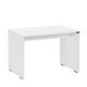 Table basse minimaliste Kirti L60cm Blanc