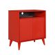 Buffet bas 2 portes Mizaris L73cm Rouge