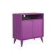 Buffet bas 2 portes Mizaris L73cm Violet