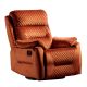 Fauteuil relax contemporain Tajo Tissu matelassé Rouge Brique