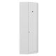 Armoire d'angle 1 porte et 1 porte basculante Kuta L74xH235cm Bois Blanc