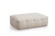 Pouf Simur Tissu bouclette Beige