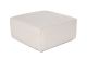 Pouf Siges L85xH74cm Lin Beige et Blanc