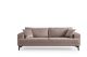 Canapé 3 places convertible Lamine Velours Beige