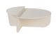 Table basse design Restine L90cm Bois Blanc