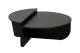 Table basse design Restine L90cm Bois Noir