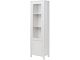 Buffet 1 porte vitrée kubano L53xH180cm Pin massif Blanc