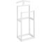 Valet de chambre Tero L45xH107cm Pin massif Blanc