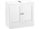 Meuble sous vasque 2 portes Kopris L60xH55cm Blanc