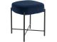 Tabouret Zola Velours Bleu Foncé