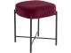 Tabouret Zola en Velours Bordeaux