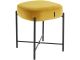 Tabouret Zola en Velours Jaune